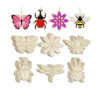 Set of 36 Handmade Maple Leaf Tree Slices, Natural Autumn Decorations for Thanksgiving Table Centerpiece Display, Handmade Autumn Wooden Ornaments