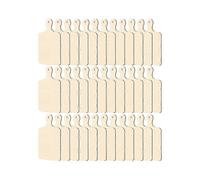 Set of 36 Mini Wooden Cutting Boards with Handle, Unfinished Wood, for Artisan Charcuterie
