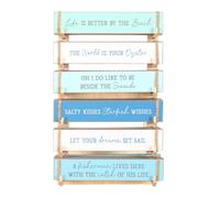 Set of 36 Nautical Block Signs on Display