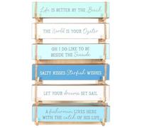 Set of 36 Nautical Block Signs on Display KDMD Multi One Size