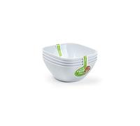 Set of 4-175ml Square Small Bowls | Multipurpose Serving Bowls for Dips, Desserts and Sauces | Durable, Stylish and Microwave Safe