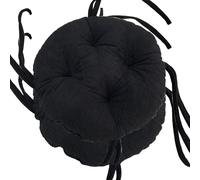 Set Of 4/2/1 Round Bar Stool Cushions/Pads With Ties 11/13/15/17/19in Round Chair Seat Cushions/Pads Indoor Outdoor For Dining Chairs Circle Stool Chair Patio Kitchen(H4,2PCS 35x35X6cm)