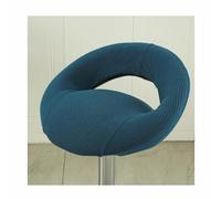 Set of 4/2 Stretch Bar Stool Covers with Hollow Backrest - Kitchen Counter Chair Seat Covers for PU Leather Swivel Barstools - High Stool Protector A6 Design