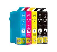 Set of 4 603XL & 1x Black Compatible Ink Cartridge to replace Starfish 603 ink For Epson Expression Home XP2150 Printer