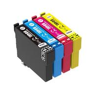 Set of 4 604XL Compatible Ink Cartridges to replace Epson Pineapple 604 ink For Epson XP3200 XP3205 XP4200 XP4205 XP2200 XP2205 WF2910DWF WF2930DWF WF2935DWF WF2950DWF Printers