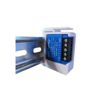 Set of 4 adapters suitable for Shelly 1 Mini Gen 3 / Shelly 1 Mini Gen 4 / Shelly EM Mini Gen4 / on DIN rail / DIN rail bracket (35 mm) (set of 4)