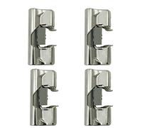Set of 4 Add On Soft Close Cabinet Hinge Adaptor 100° Cupboard Door Click Slide for Titus Lama Salice Hinges