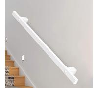 Set of 4 Adjustable Stainless Steel 304 Clips - ty Support for Stair Railing - Floor Fixed Holder - 65 x 44 x 26 mm (Post Height: 40 mm)