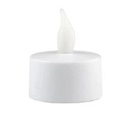 Set of 4 - Battery Operated Flicker Effect Warm White LED Flameless Tealights