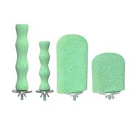 Set Of 4 Bird Perch Grinding Toy Molar Chew Sticks For Beaks And Teeth Care Chew Toy Pet Supplies Bird Cage Accessories