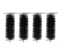 Set of 4 Black Drain & Gutter Downpipe Leaf Guard Plugs (30cm)