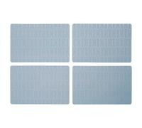 Set of 4 Blue Placemats | Frosted Deco
