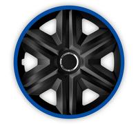15" Wheel Covers Universal Hubcaps Set 4 PCS Durable Easy Assembly Blue Durable