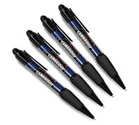 Set of 4 Cambridge Black Ballpoint Pens - University Skyline England UK Travel Holiday City Flag Union Jack Birthday Theme Pen Gift #83150