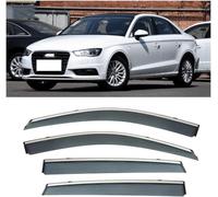 Set of 4 Car Window Wind Deflectors,Compatible with Audi A3 Saloon 2014-2020,Glass Side Visors deflectors