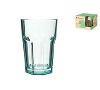 Pasabahce Casablanca Set of 4 Recycled Glass Glasses, 35.5cl