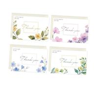 Set of 4 Celebration Greeting Cards with Envelopes for Teachers Graduation Wishes Handwriting Greeting Cards