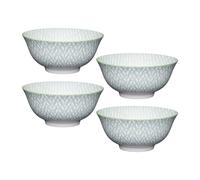 Set Of 4 Ceramic Bowls Kitchencraft Multi Large