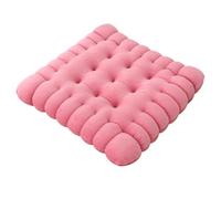 Set of 4 Chair Seat Cushions, Square Dining Chair Pads for Office, Kitchen & Garden, Comfortable Armchair Boosters, 40 x 42 cm, Ideal for Elderly Seat Elevation.