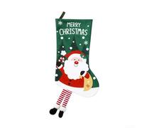 Set Of 4 Christmas Socks With Soft Velvet Edges And Hanging Loops, Spacious Design For Candy And Seasonal Decorations, Suitable For Long Term Use(Santa Claus 4pc)