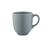 Set of 4 Classic Collection Grey Stoneware Mugs Grey