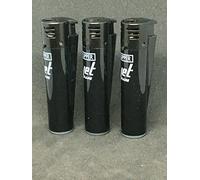 SET OF 4 CLIPPER REGULAR SIZE REFILLABLE LIGHTER (4 X BLACK JET)