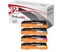 Set of 4 Compatible Laser Toner Cartridge Replacement for CE270A CE271A CE272A CE273A (650A) For HP Colour Laserjet CP5520 CP5525dn CP5525n CP5525xh