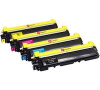 Set of 4 Compatible TN230 Laser Toner Cartridges for Brother DCP-9010CN HL-3040CN HL-3045CN HL-3070CN HL-3070CW MFC-9120CN MFC-9320CW | Print Yield: 2,200 Pages (Black) & 1,400 Pages (Colours)