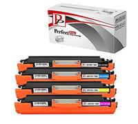 Set of 4 Compatible Toner Cartridge Replace CE310A CE311A CE312A CE313A For HP CP1020 CP1025 CP1025W CP1025N CP1025NW