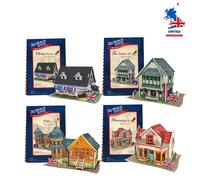 SET OF 4 CubicFun 3D Puzzle 3D World Style Welcome to UK 3D Puzzless