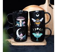 Something Different Wholesale Practical and Distinctive Mug Set: Set of Four Celestial Mugs - Joyful Home Decor Collection - Celestial Wonder Mug Set