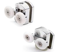 Set of 4 Double Shower Door Rollers/Runners/Guides/Wheels Diameter 23mm L105