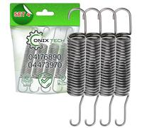 Set of 4 Drum Springs for Miele Washing Machines with the Original Codes 4176890 and 4473970 - Warranty 5 Years - ONIX TECH