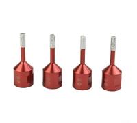 Set of 4 Dry Diamond Drill Bits 6mm for M14 Angle Grinder Perfect for Hard Material Drilling