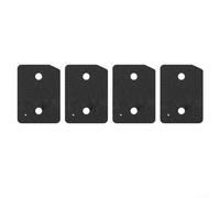 Set of 4 Dryer Filters for Miele T1 9164761 Heat Pump Tumble Dryer Lint Foam Sponge Filter Mat 207x157x30mm(for Miel)