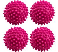 Set of 4 Dryer Tumble Balls Safe to Use On All Fabric, Reusable and Eco-Friendly Dryer Laundry Balls Dryer Cubes for Non-Melt New Softer Material Assorted Colour Supply