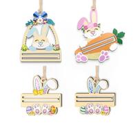 Set of 4 Easter Money Holder, Bunny Money Holders, Bunny Bucks Money Holder, Easter Basket Tag Gift Card, Basket Stuffers for Toddler, Easters Gifts for Kids