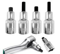 Set of 4 Expansion Insert Set for Suspension Strut Clamp 1/2 Inch 12.5/22.2 mm 5 x 7 mm + 5.5 x 8.5 mm, Spreader Tool Spreader Wheel Bearing Housing Spreader Set, Universal Spreader Wheel Bearing Tool