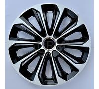 Set of 4 extra strong pink/black 14-inch hubcaps