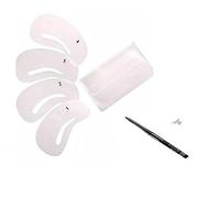 Set of 4 eyebrow stencils plus brow definer glimmerstick for the perfect brow Avon (stencils + blonde glimmerstick brow pencil)