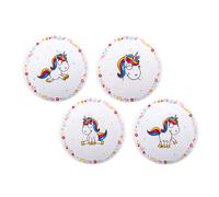 Beautiful 4-piece place mat set, place mat "unicorn round".