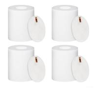 Set of 4 Foam and Felt Filters for Shark For IQ Robot Vacuum R101AE RV1001AE UR1005AE to Effective Dust Capture and Prolong Vacuum Life