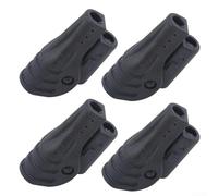 Set of 4 Folding Joint Connectors for Tent Poles Supporting 8 5/9 5/11mm Inner Diameter Tubes for Outdoor Tent Repairs and Frames (9.5mm)