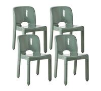 Beliani Set Of 4 Garden Chairs Betim Green