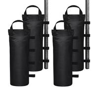 Set of 4 Gazebo Sandbags, Gazebo Weights, Sandbags for Filling Weight, Weight Bag, Sandbag Weighting, Sandbags for Weighting, for Pop-Up Canopy, Capacity per Piece Approx. 12 kg