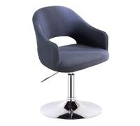 Set of 4 Gray Dining Chair Covers with Wingback Arms Modern Slipcovers for Accent Kitchen Chairs Curved Back Bar Stool Protector Stylish Arc Shaped Armrest Covers