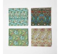 Set of 4 Green William Morris Fat Quarters