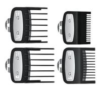 Set of 4 hair clippers, attachments for choice, hair trimmer, boundary comb, knife replacement, guide combs, clipper, guards, magic clip trimmer razor, beard trimmer, attachment comb set, attachment