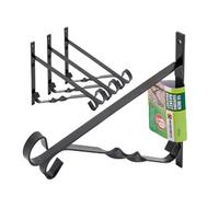 Set Of 4 Hanging Basket Bracket 12" Decoration Hook Flowers Garden Wall Mountable Decor Indoor Outdoor