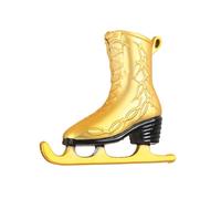 Set of 4 Hanging Glides - Gold Colour - Matte Effect - L 8 x H 7.5 cm